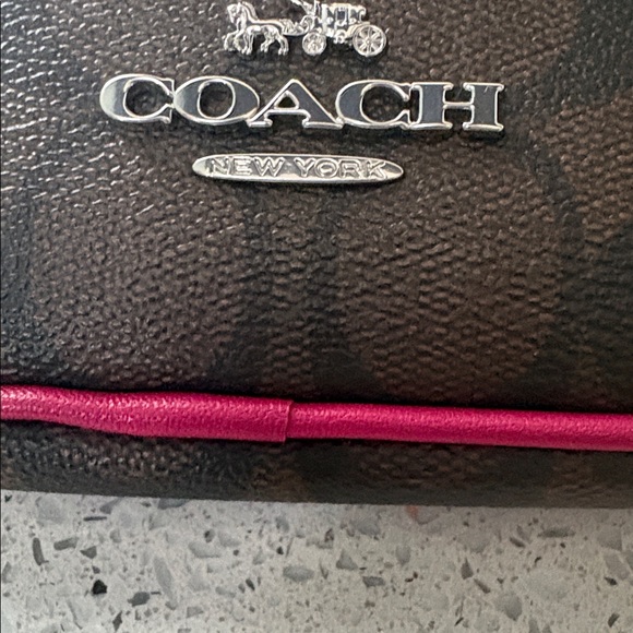 COACH NWOT RARE Brown & Pink Belt Bag - Picture 5 of 5